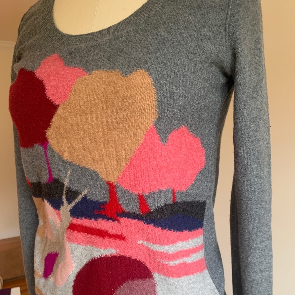 Sonia Rykiel patch work cashmere sweater